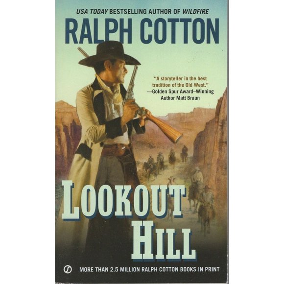 Lookout Hill Ranger Sam Burrack Series by Ralph Cotton Fiction Novel Action Book - Picture 1 of 2